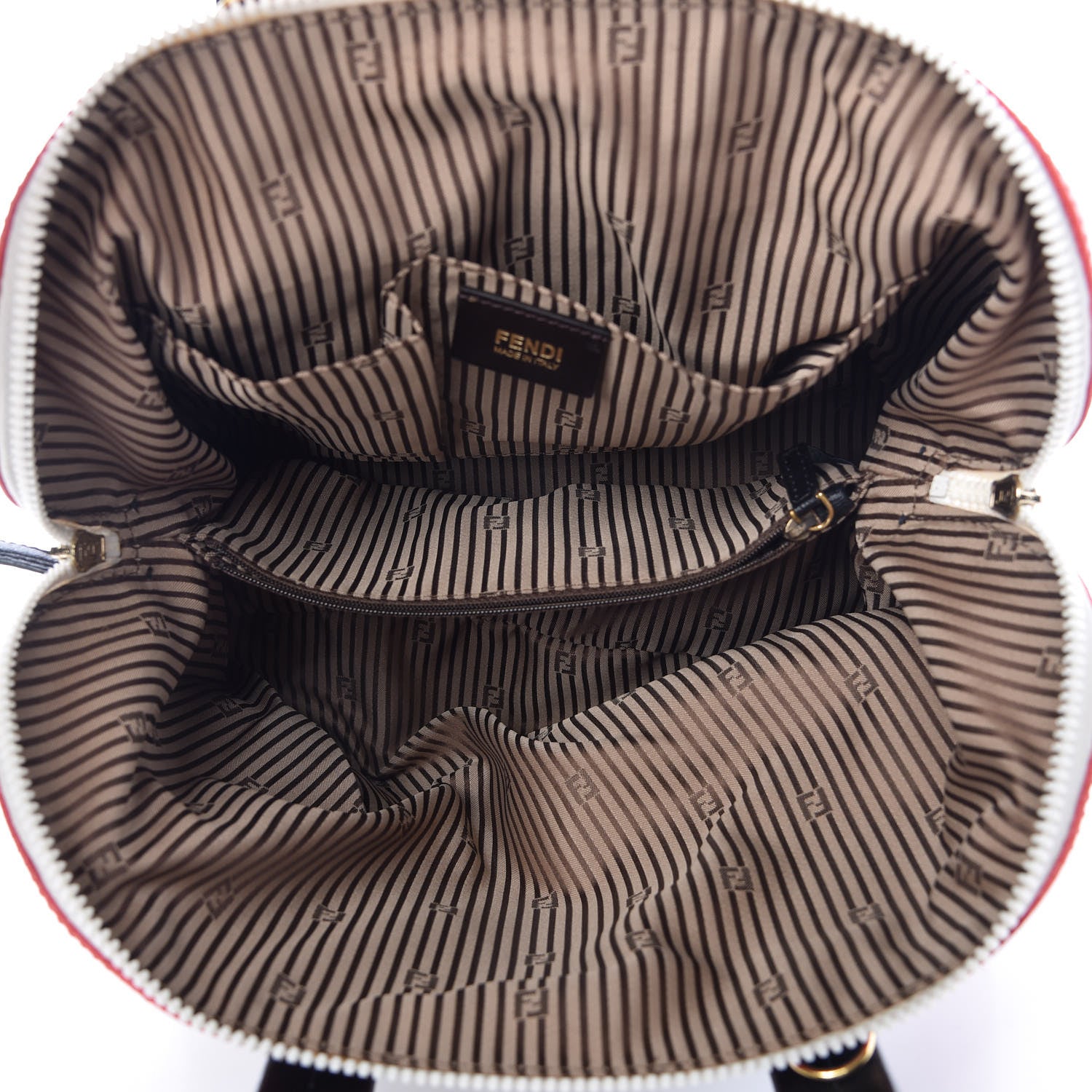 Fendi Vitello Perforated Chameleon Tote Multicolor 5 of 12