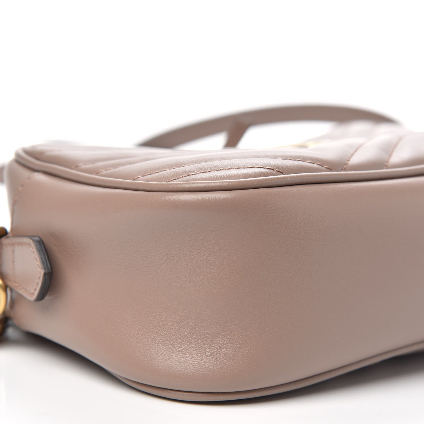 Calfskin Matelasse Small GG Marmont Chain Shoulder Bag Porcelain Rose