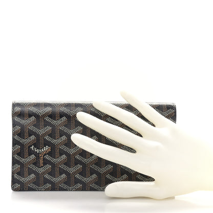 Goyard Goyardine Long Bi-Fold Wallet Black 2 of 9