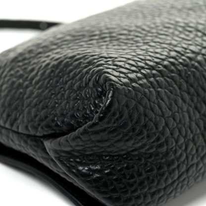 Burberry Signature Grain Medium Mildenhall Crossbody Bag Black 13 of 19