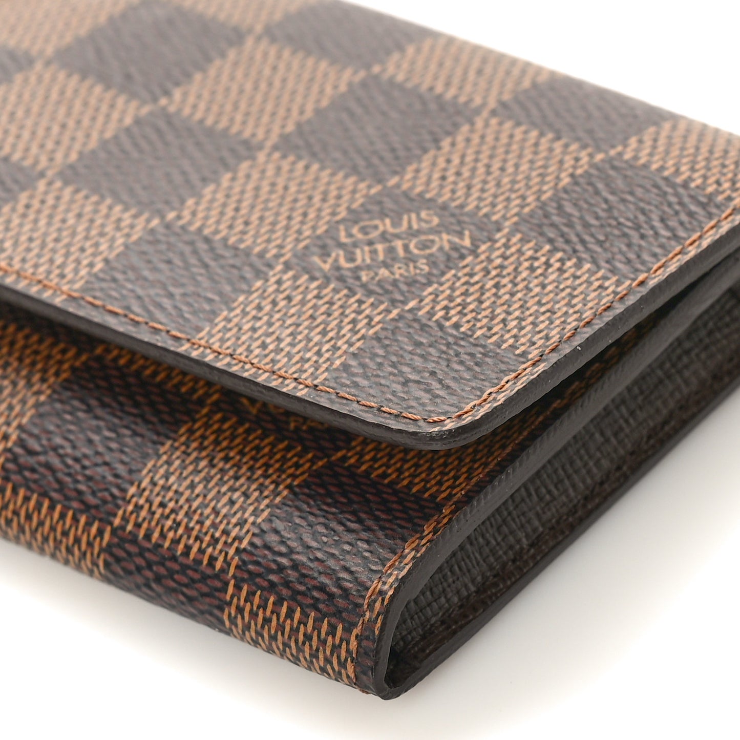 Damier Ebene Business Card Holder