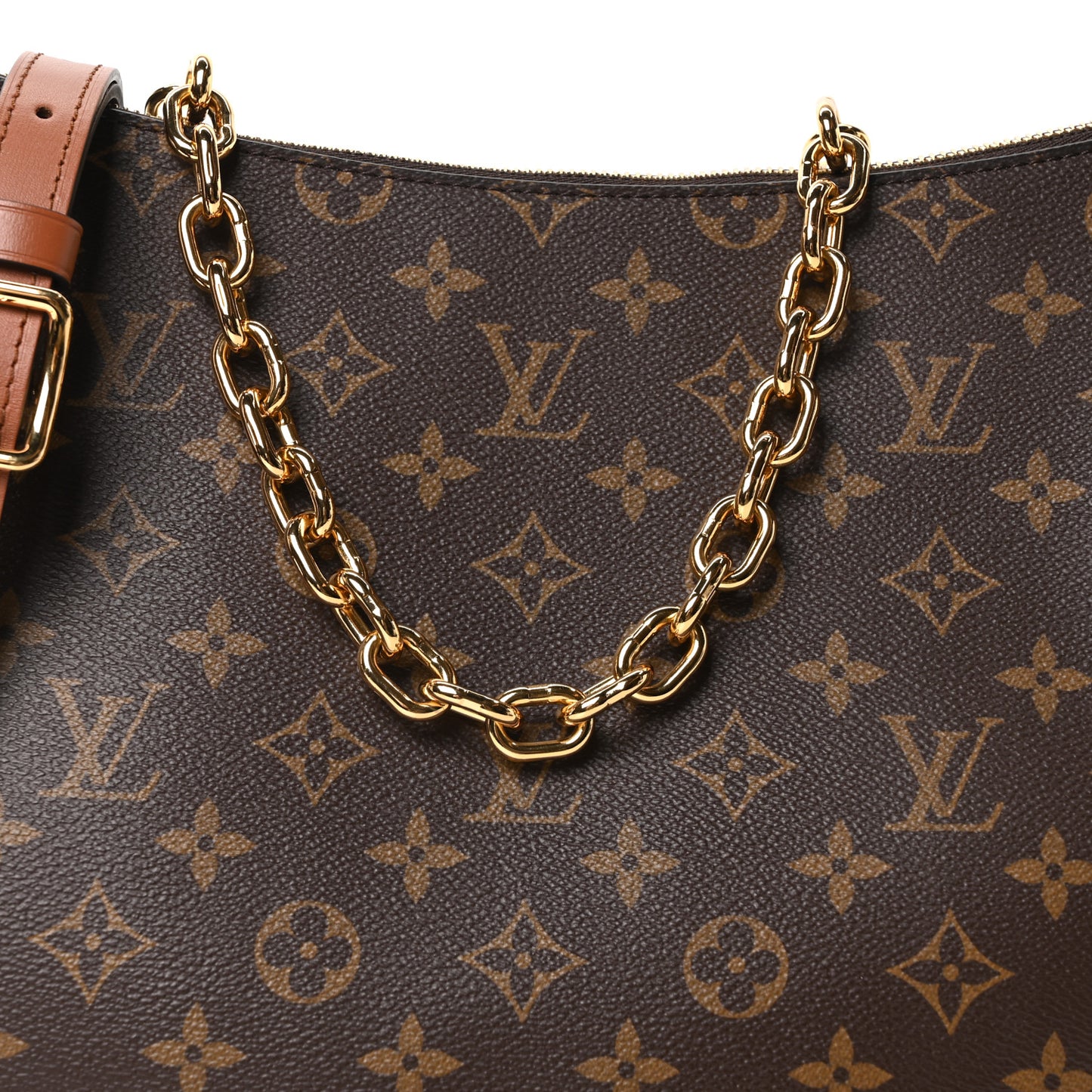 Reverse Monogram Loop Hobo