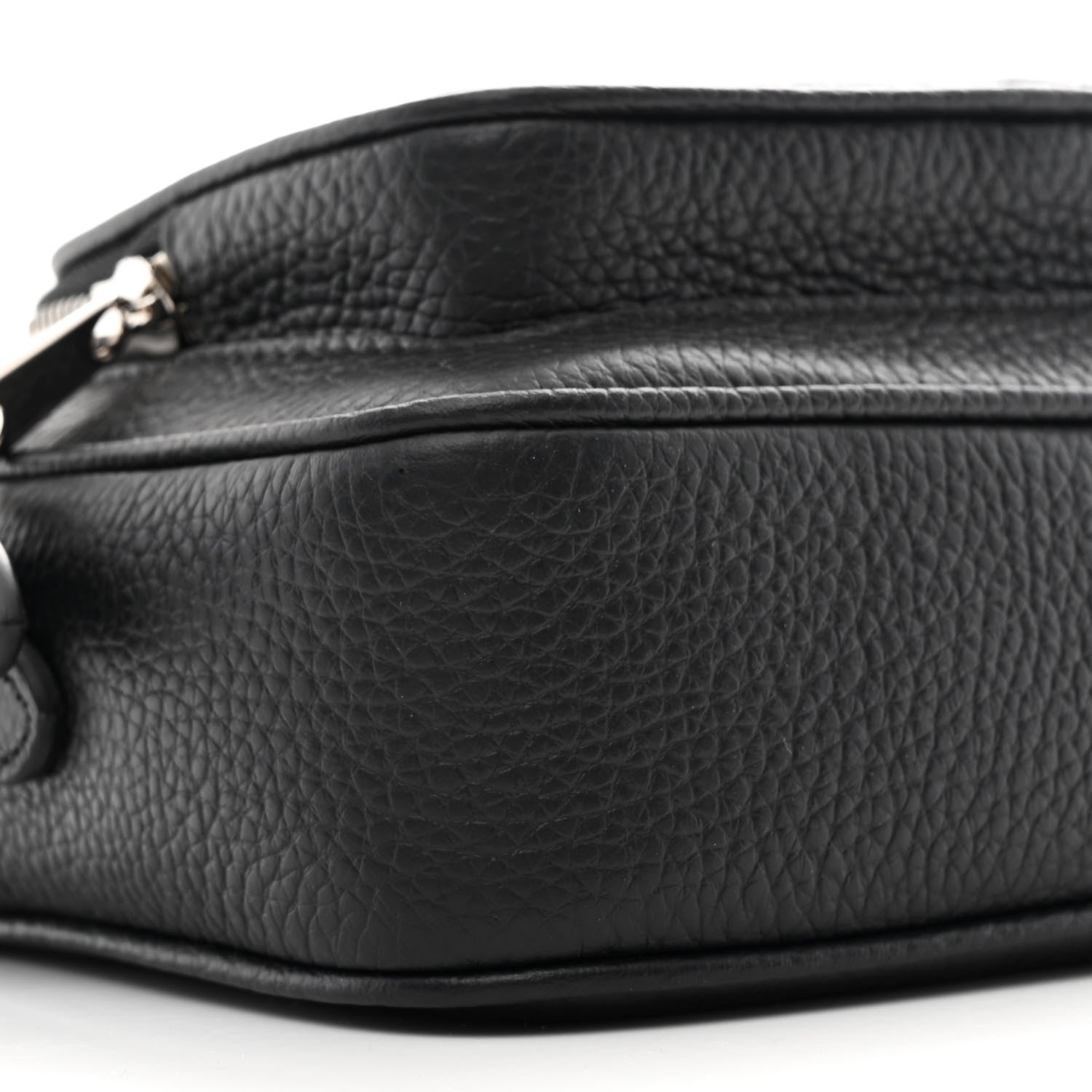 Burberry Grained Calfskin Small Camera Bag Black 1831098