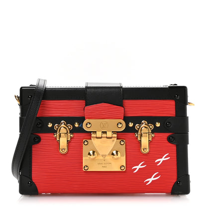 Louis Vuitton Epi Petite Malle Coquelicot 1 of 10