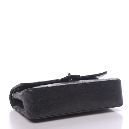 Chanel Lambskin Quilted Medium Double Flap Black 4 of 17