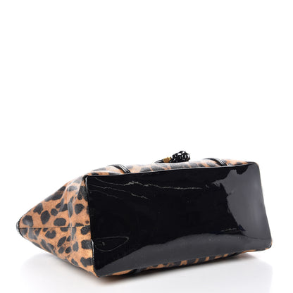 Dolce & Gabbana Dauphine Leopard Print Shopping Tote 4 of 8