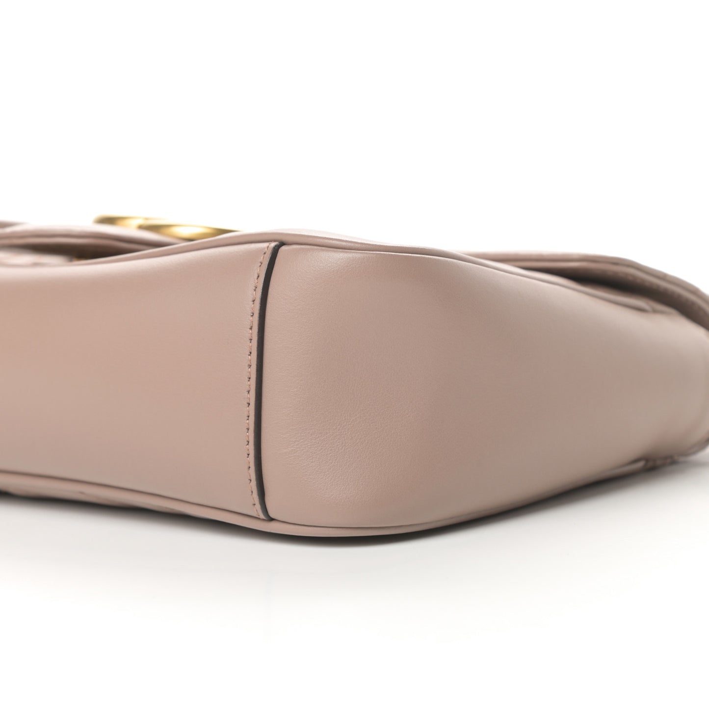 Calfskin Matelasse Small GG Marmont Shoulder Bag Porcelain Rose
