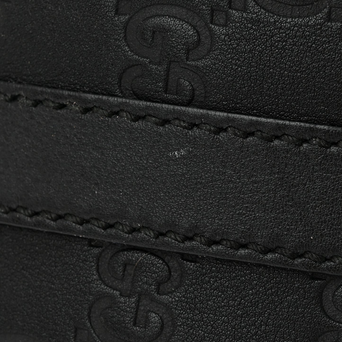 Guccissima Medium GG Twins Hobo Black