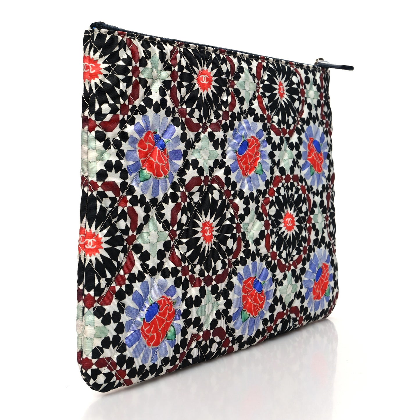 Coated Canvas Paris Dubai Medium Cosmetic Case Multicolor