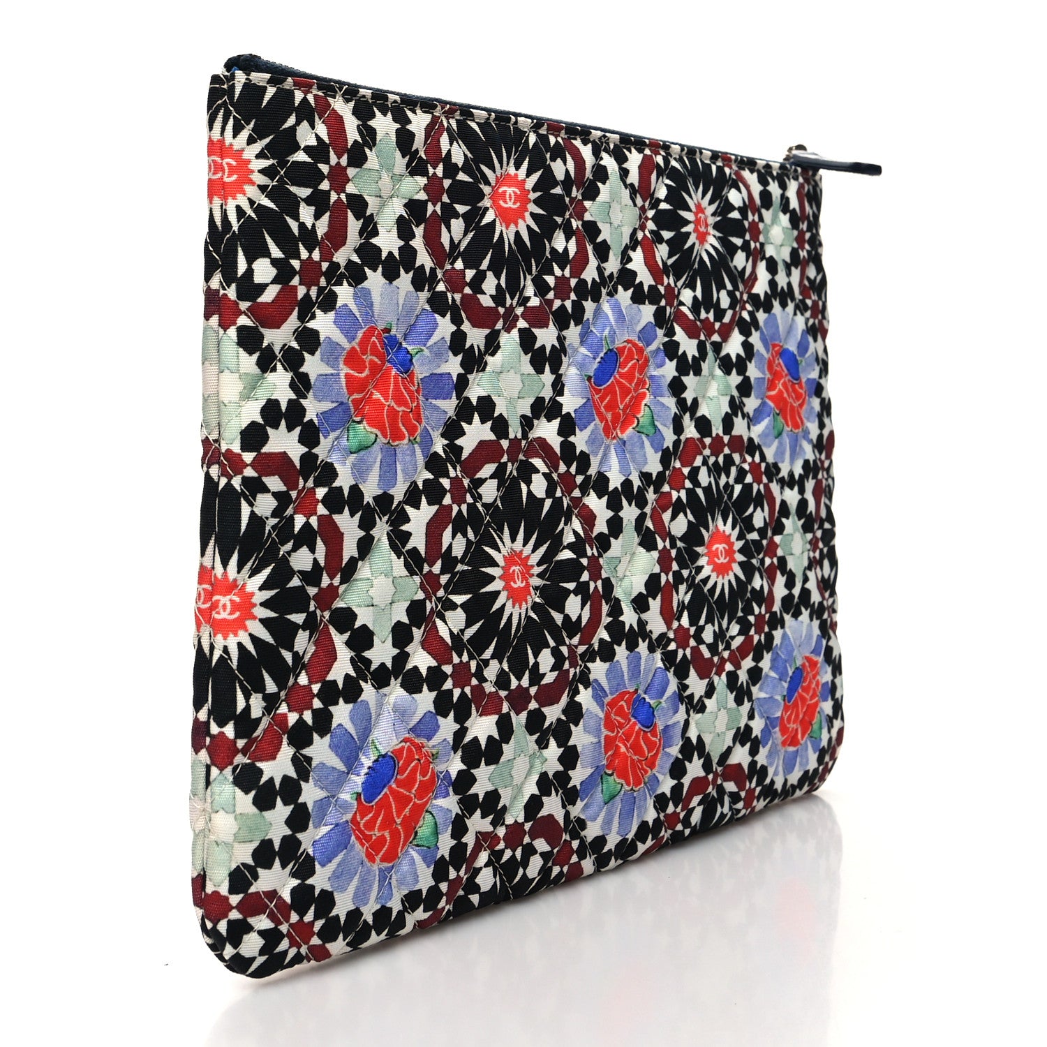 Chanel Coated Canvas Paris Dubai Medium Cosmetic Case Multicolor 3 of 11
