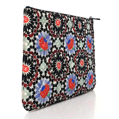 Chanel Coated Canvas Paris Dubai Medium Cosmetic Case Multicolor 3 of 11