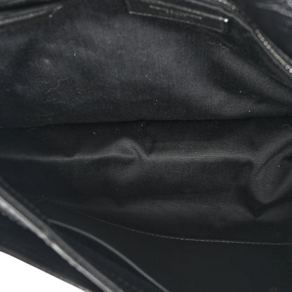 Saint Laurent Crinkled Calfskin Matelasse Monogram Medium Niki Chain Satchel Black 5 of 10