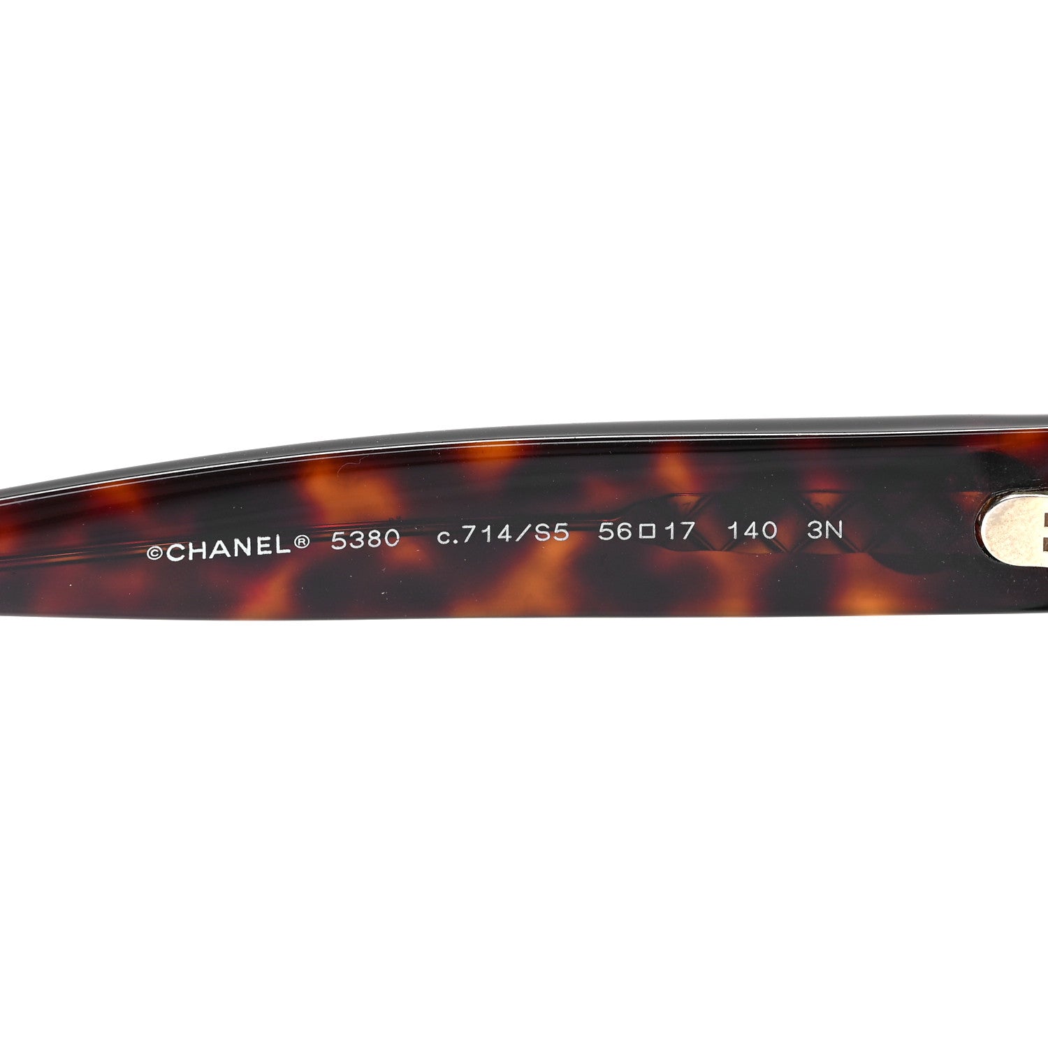 Chanel Acetate Runway Square Sunglasses 5380 Dark Tortoise 6 of 6