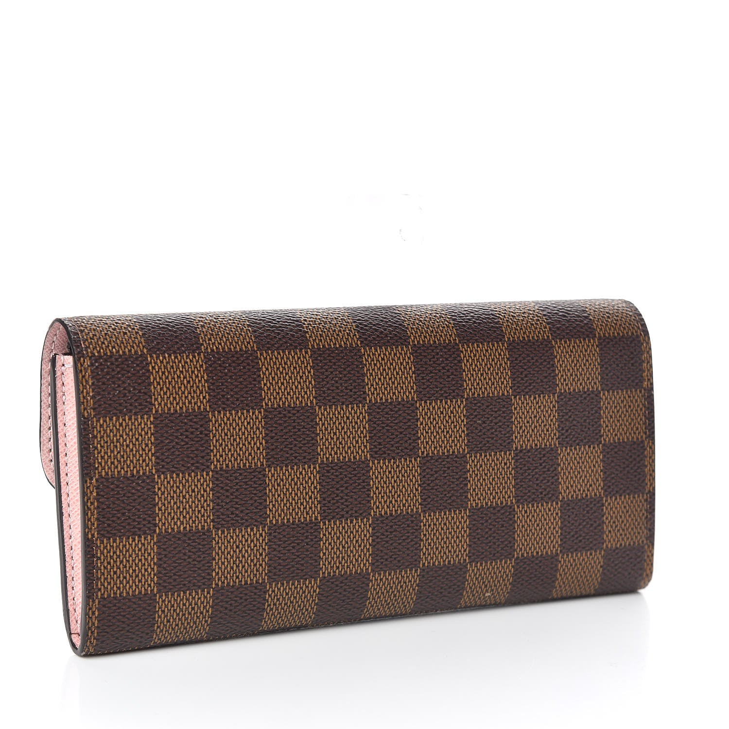 Louis Vuitton Damier Ebene Emilie Wallet Rose Ballerine 3 of 7