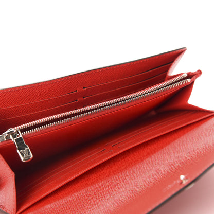 Louis Vuitton Epi Sarah Wallet NM Coquelicot 5 of 7
