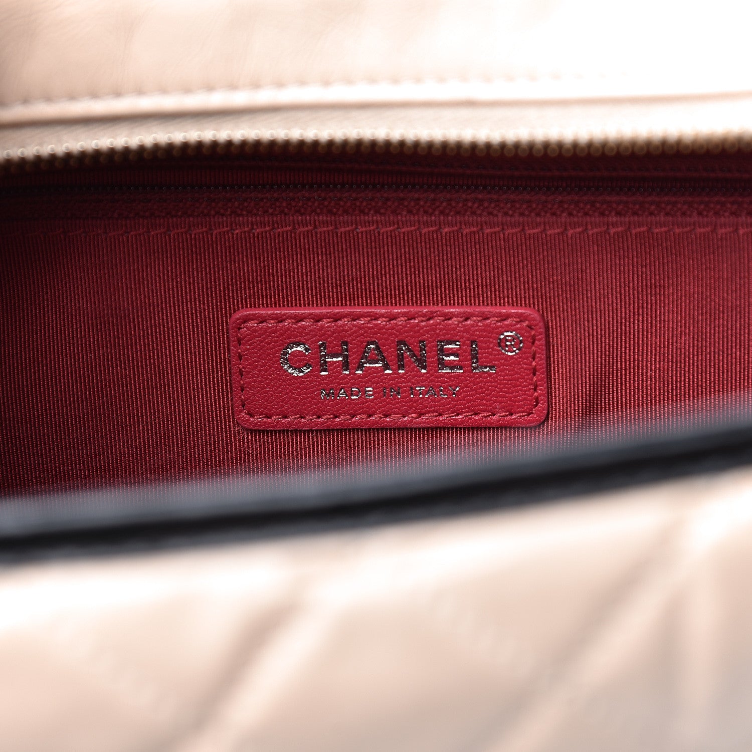 Chanel Aged Calfskin Quilted Medium Gabrielle Hobo Beige Black 6 of 11
