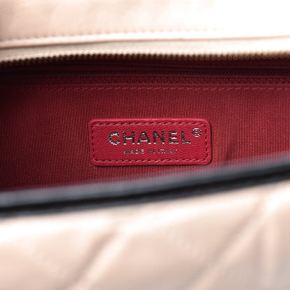 Chanel Aged Calfskin Quilted Medium Gabrielle Hobo Beige Black 6 of 11