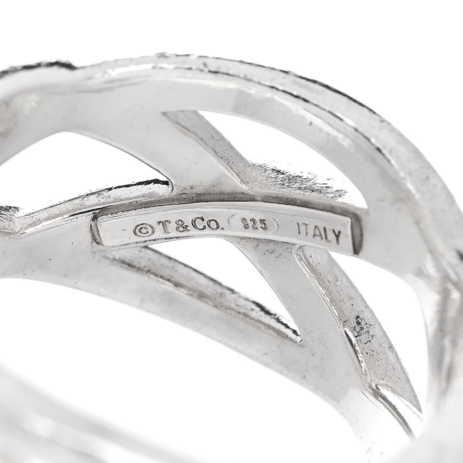 Tiffany Sterling Silver Celtic Knot Ring 55 7.25 3 of 5