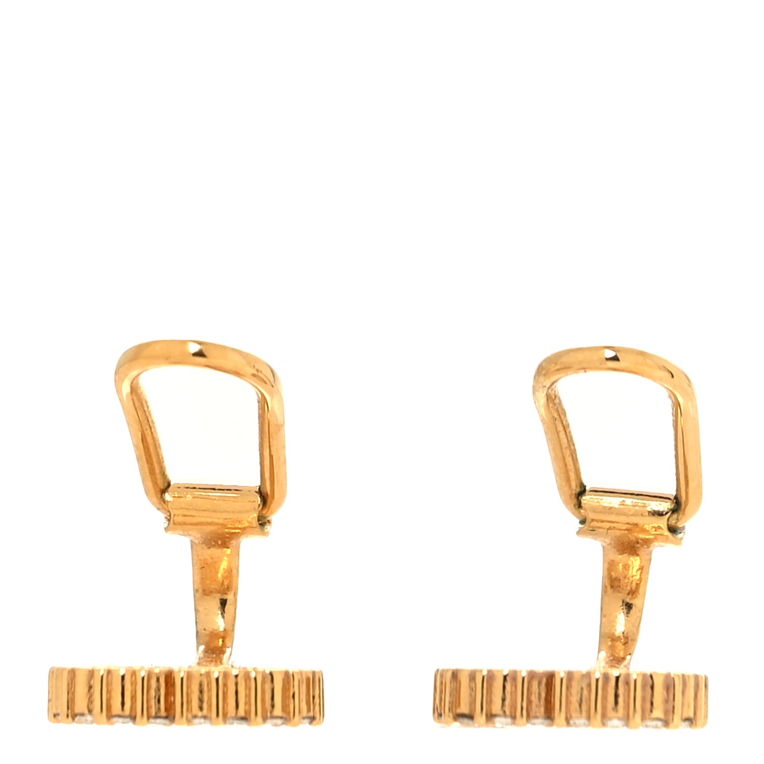 Christian Dior Crystal Clair D Lune Clip On Earrings Gold 3 of 4