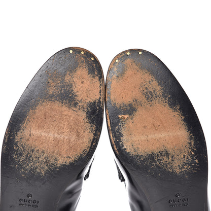 Gucci Regent Calfskin Womens 1953 Horsebit Loafers 38.5 Black 11 of 13