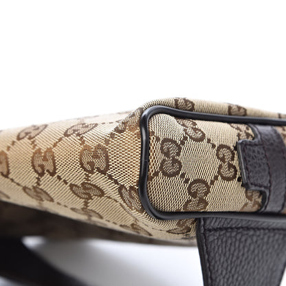 Gucci Monogram Belt Bag Dark Brown 9 of 10