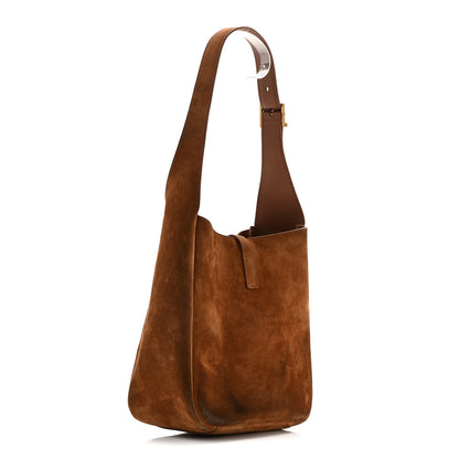 Saint Laurent Suede Small Le 5 A 7 Soft Hobo Snuff 3 of 11