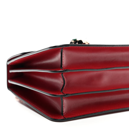 Bulgari Calfskin Serpenti Forever Top Handle Red 8 of 11