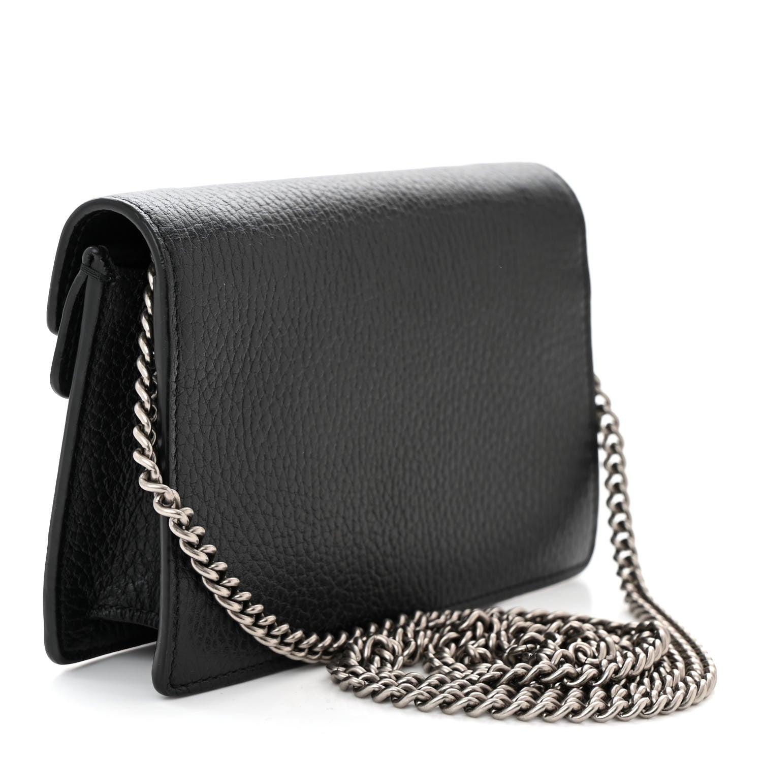 Gucci Calfskin Super Mini Dionysus Shoulder Bag Black 3 of 9