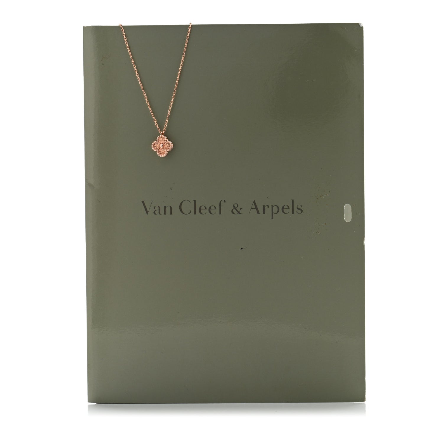 18K Rose Gold Sweet Alhambra Pendant Necklace