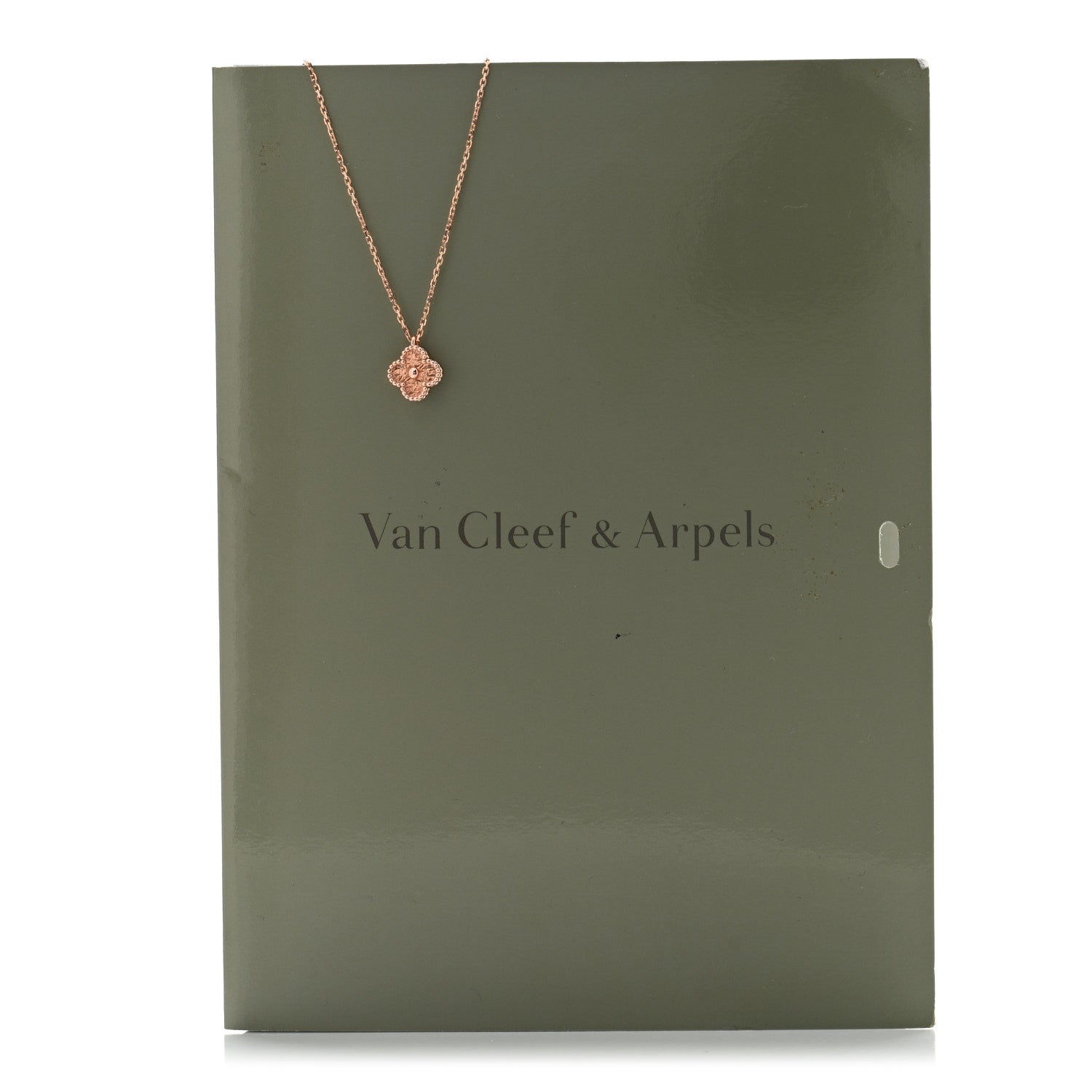 Van Cleef & Arpels 18K Rose Gold Sweet Alhambra Pendant Necklace 6 of 6