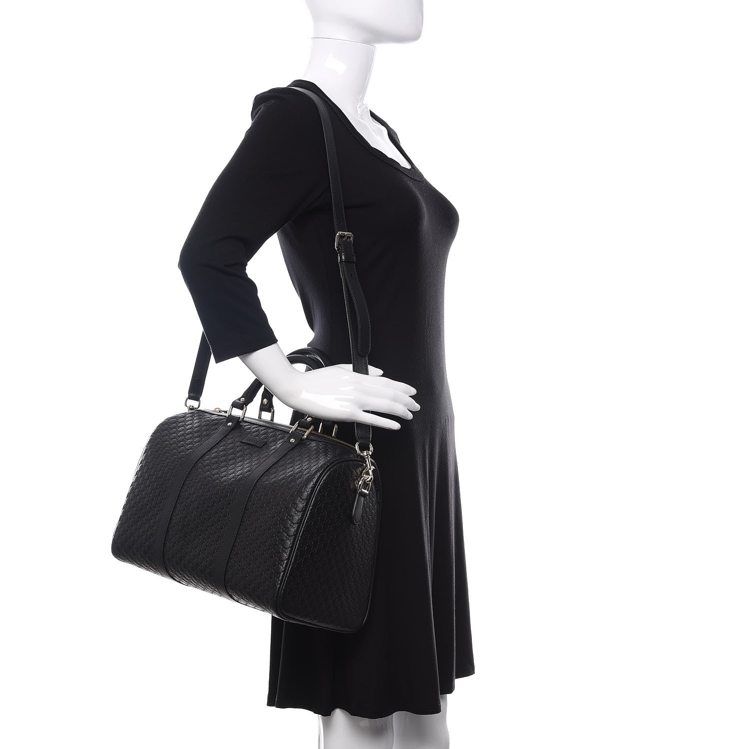 Gucci Microguccissima Medium Joy Boston Black 2 of 10