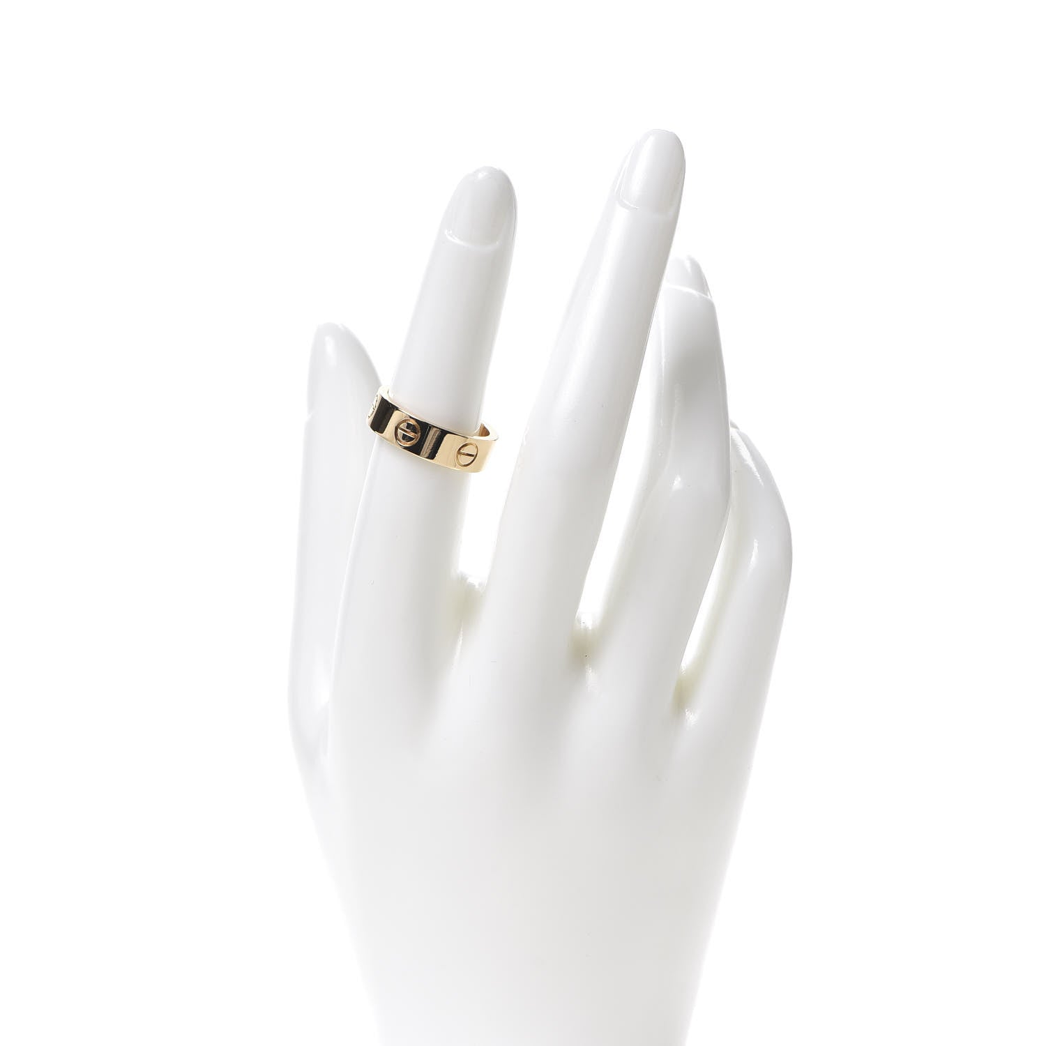 Cartier 18K Yellow Gold 5.5mm LOVE Ring 53 6.25 2 of 4