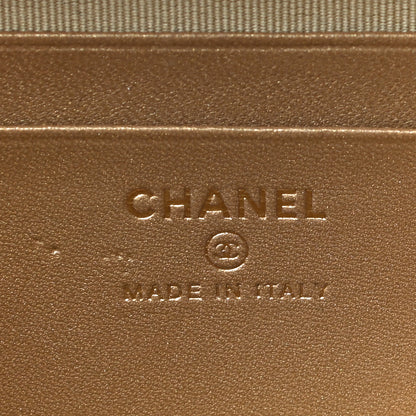 Chanel Lambskin Quilted CC Pearl Crush Camera Case Black 7 of 11