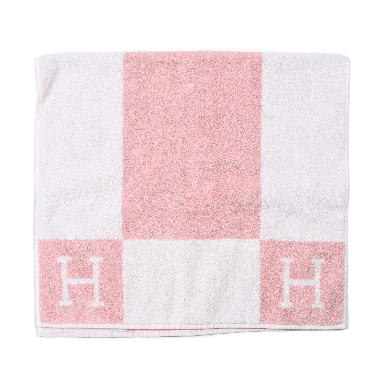 Hermes Cotton Avalon Bath Towel Rose Lilas 1 of 6