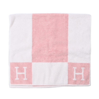 Hermes Cotton Avalon Bath Towel Rose Lilas 1 of 6