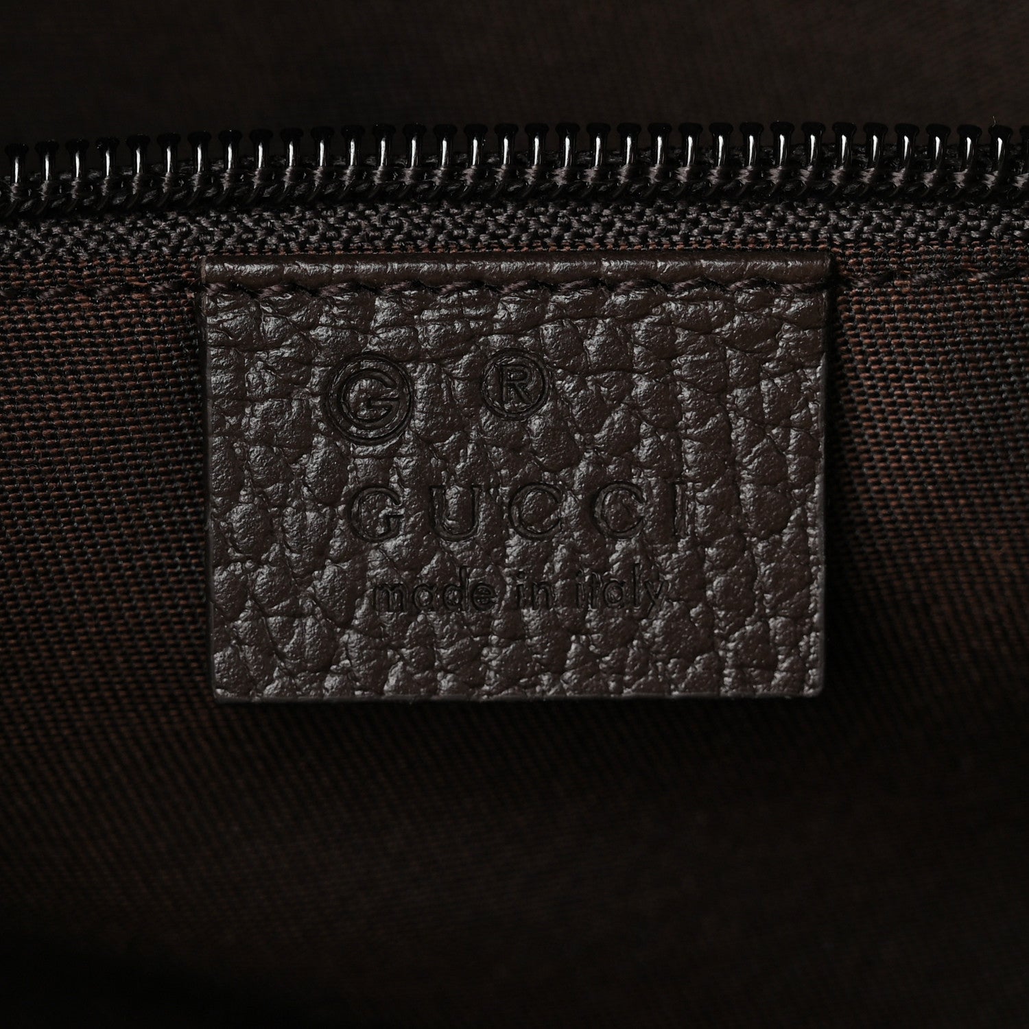 Gucci Monogram Dollar Calfskin Boston Duffle Bag Beige Ebony Testa di Moro Marrone Scuro 5 of 9