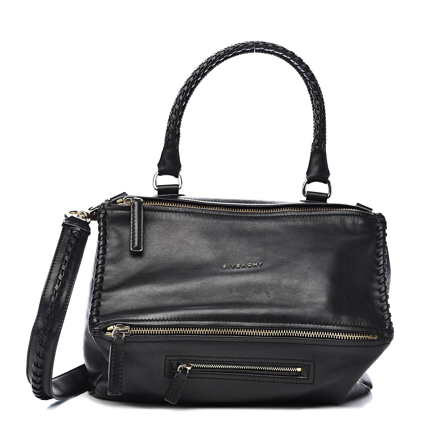 Givenchy Calfskin Whipstitch Large Pandora Black 1 of 14