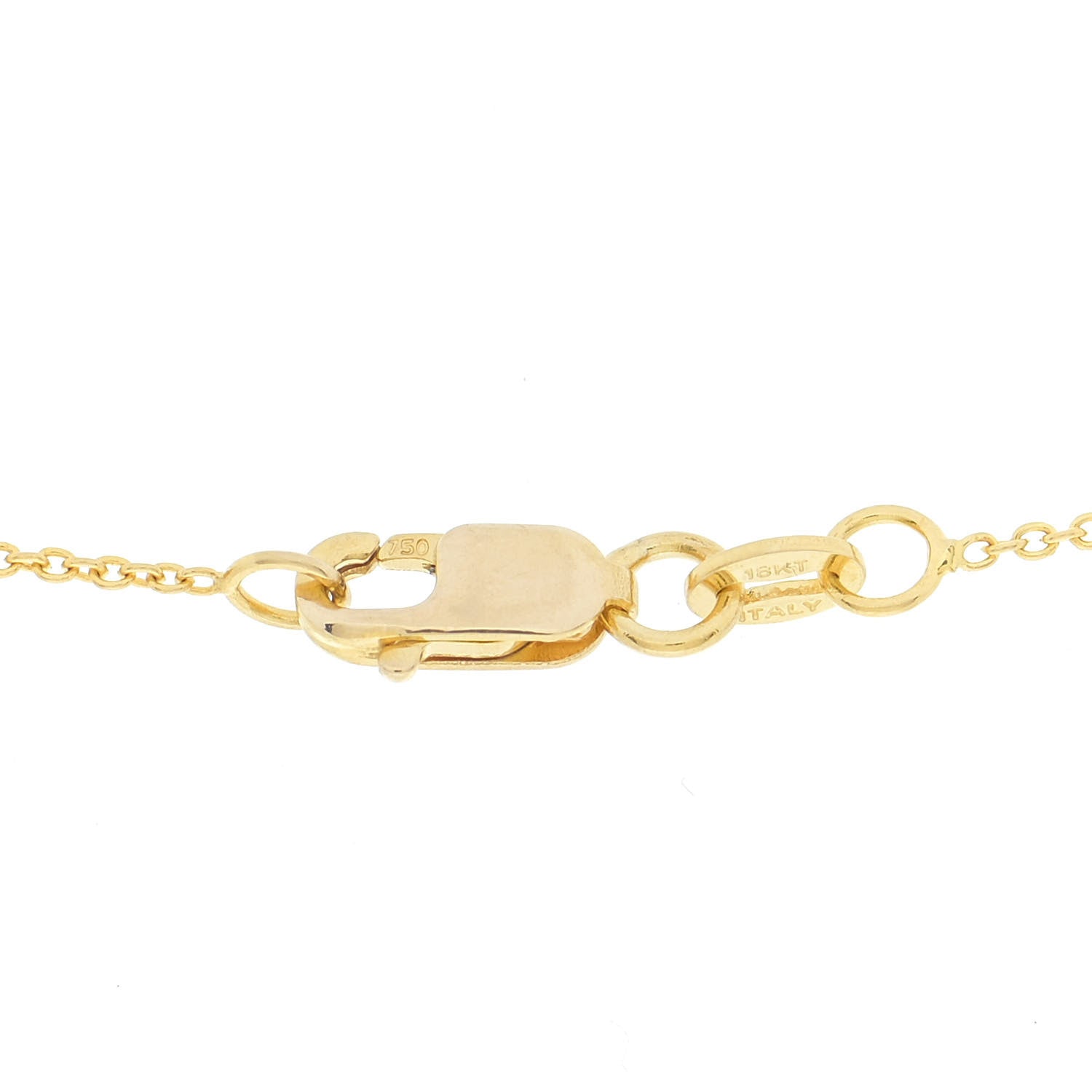 Roberto Coin 18K Yellow Gold Cross Pendant Necklace 6 of 6