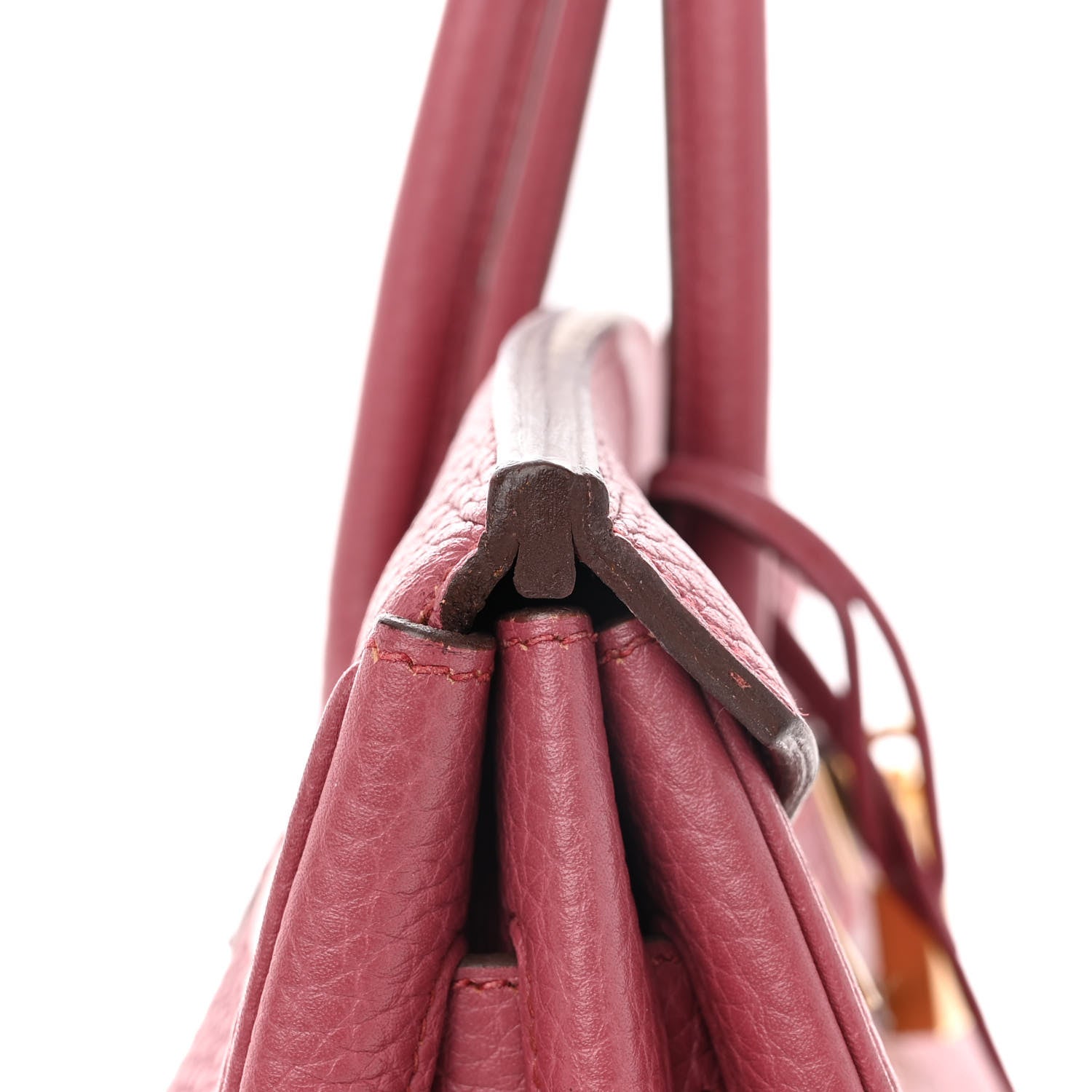 Hermes Taurillon Clemence Birkin 35 Bois de Rose 12 of 12