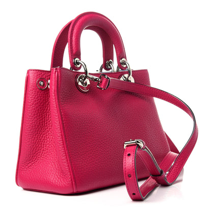 Christian Dior Calfskin Mini Diorissimo Tote Pink 4 of 12