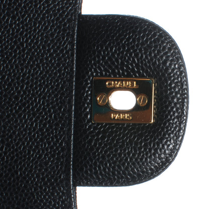 Chanel Caviar Quilted Jumbo Double Flap Black 5 of 8