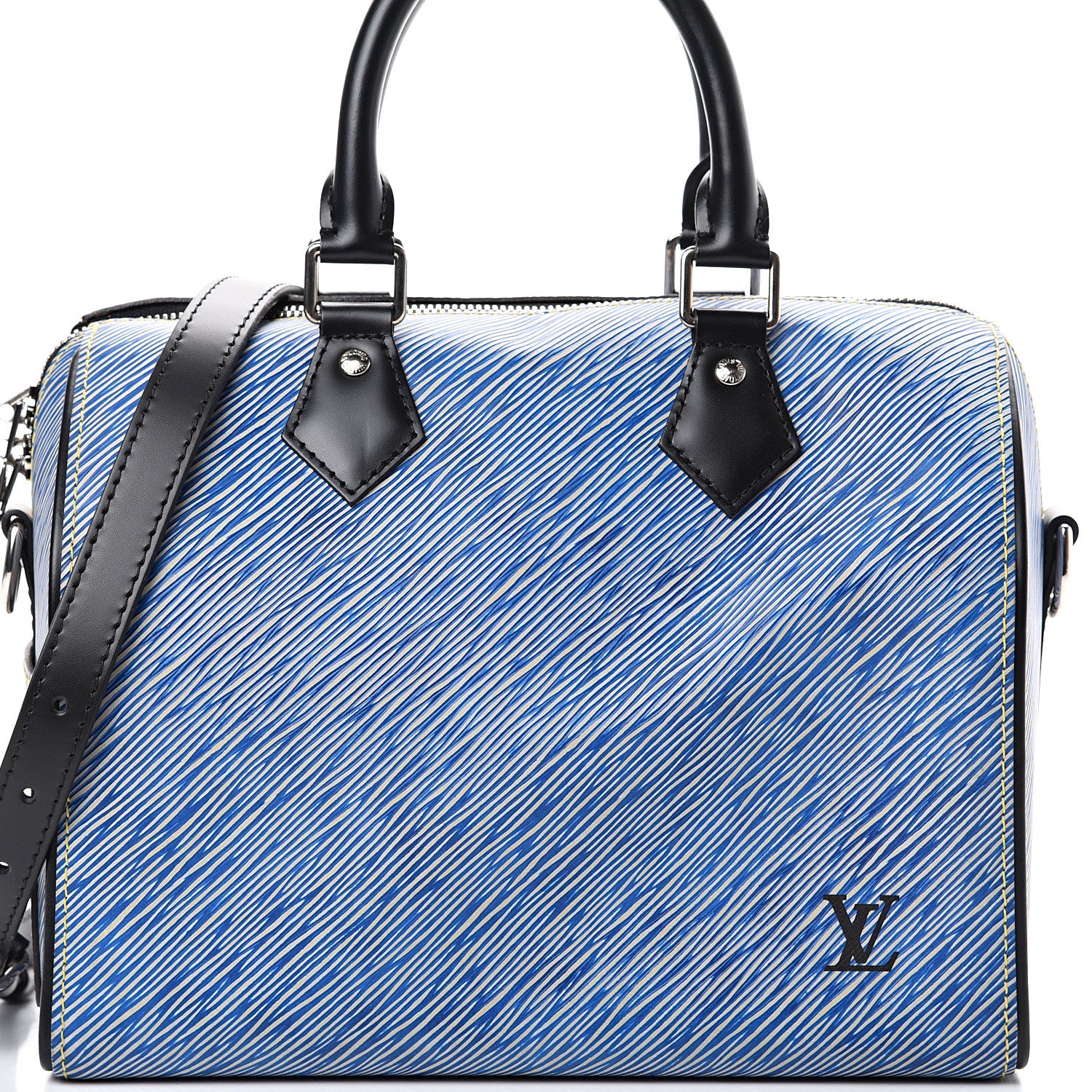 Louis Vuitton Epi Speedy Bandouliere 25 Denim Light 7 of 9