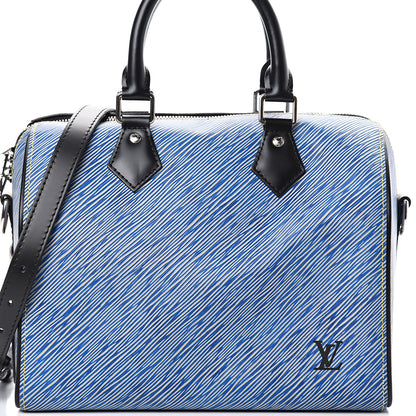 Louis Vuitton Epi Speedy Bandouliere 25 Denim Light 7 of 9
