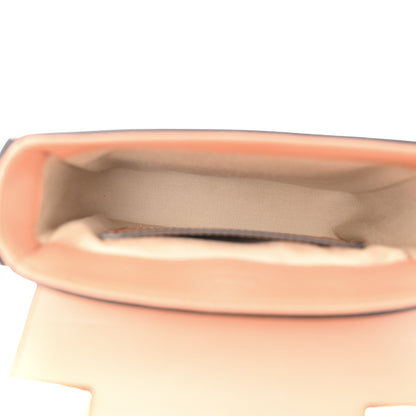 Chloe Calfskin Crocodile Embossed Mini C Double Carry Cement Pink 5 of 10