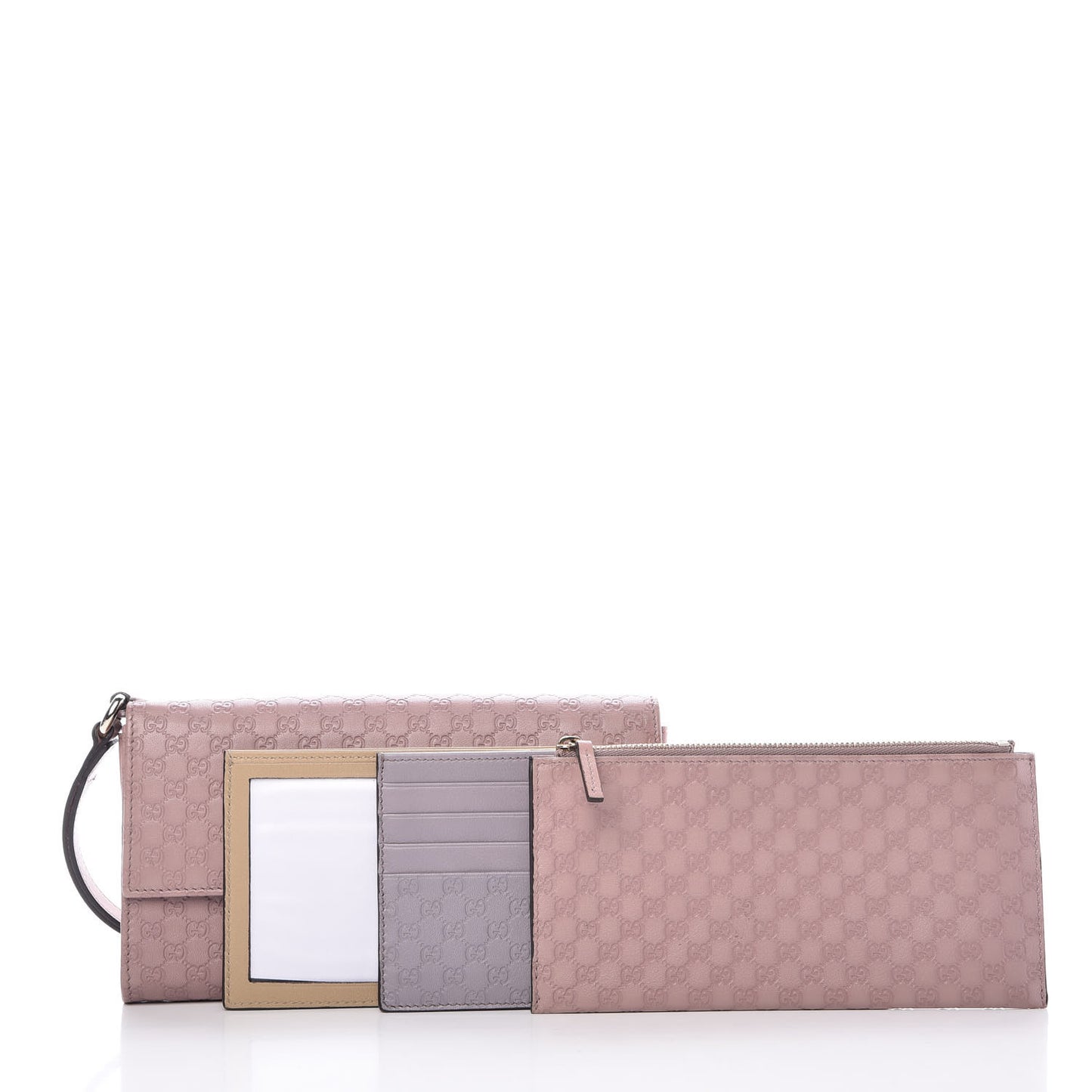 Microguccissima Travel Document Case Pink