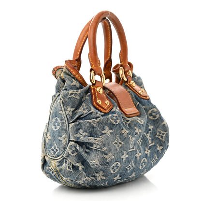 Louis Vuitton Monogram Denim Pleaty Blue 3 of 11