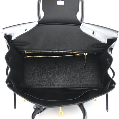 Hermes Togo Birkin 30 Black 5 of 11