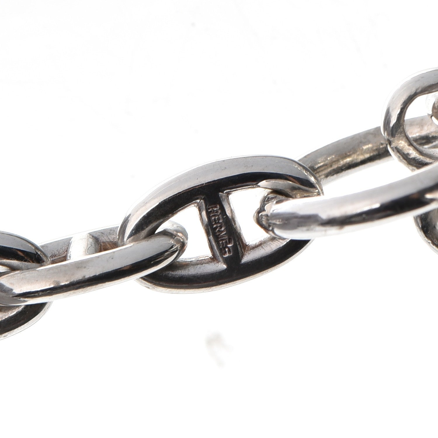 Hermes Sterling Silver Chaine D'Ancre Necklace PM 6 of 7