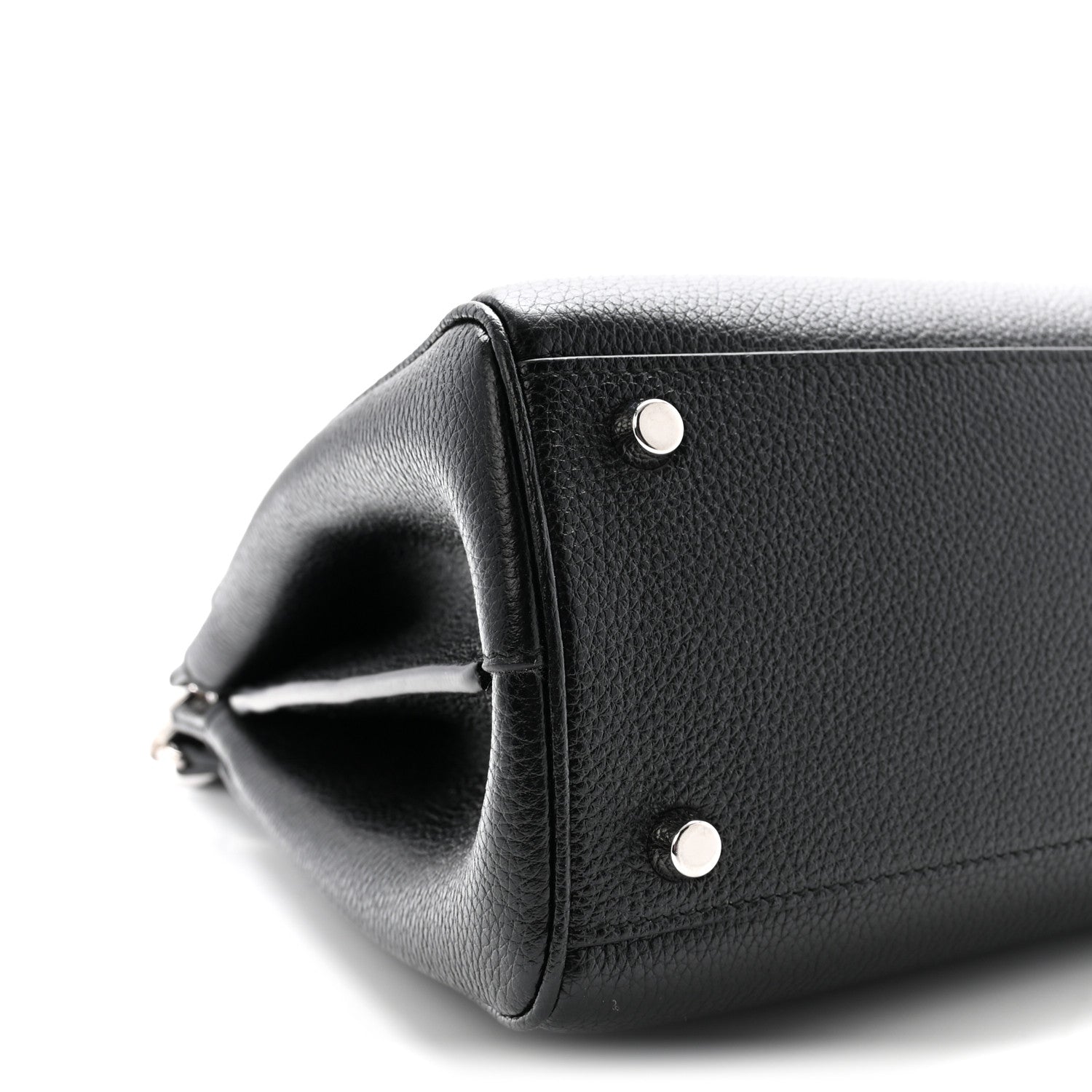 Gucci Grainy Calfskin Small Zumi Top Handle Bag Black 9 of 10