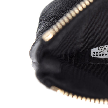 Chanel Caviar Quilted Zipped Boy Pouch Black 7 of 8